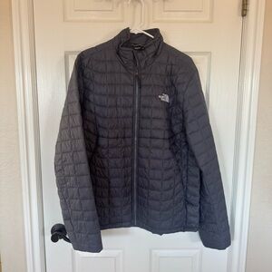 The North Face Charcoal Quilted Jacket